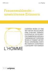 Frauenwahlrecht – umstrittenes Erinnern_cover