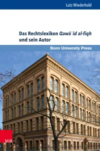 Das Rechtslexikon Qawāʾid al-fiqh und sein Autor_cover