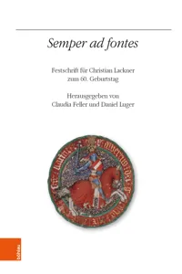 "Semper ad fontes"_cover