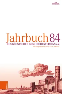 Jahrbuch des Kölnischen Geschichtsvereins 84_cover