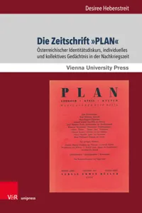 Die Zeitschrift »PLAN«_cover