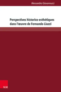 Perspectives historico-esthétiques dans l'œuvre de Fernando Liuzzi_cover