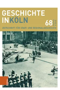 Geschichte in Köln 68_cover