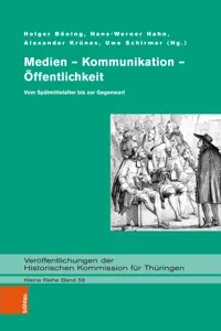 Medien – Kommunikation – Öffentlichkeit_cover