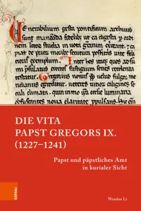 Die Vita Papst Gregors IX_cover