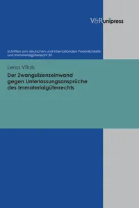 Schriften zum deutschen und internationalen Persönlichkeits- und Immaterialgüterrecht._cover