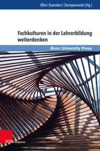 Fachkulturen in der Lehrerbildung weiterdenken_cover