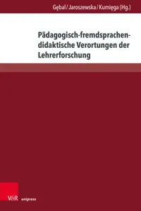 Pädagogisch-fremdsprachendidaktische Verortungen der Lehrerforschung_cover