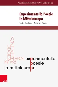 Experimentelle Poesie in Mitteleuropa_cover