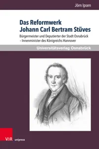 Das Reformwerk Johann Carl Bertram Stüves_cover