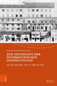 Zur Geschichte der österreichischen Denkmalpflege_cover