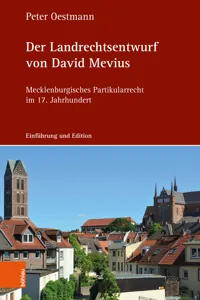 Der Landrechtsentwurf von David Mevius_cover