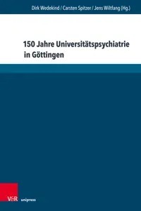 150 Jahre Universitätspsychiatrie in Göttingen_cover