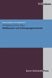 Wettbewerb und Versorgungssicherheit_cover