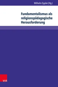 Fundamentalismus als religionspädagogische Herausforderung_cover