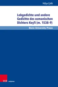 Lobgedichte und andere Gedichte des osmanischen Dichters Keşf_cover