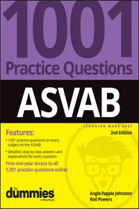 ASVAB: 1001 Practice Questions For Dummies_cover