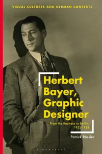Herbert Bayer, Graphic Designer_cover