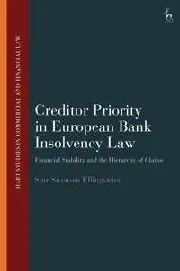 Creditor Priority in European Bank Insolvency Law_cover
