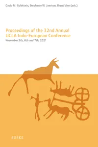 Proceedings of the 32nd Annual UCLA Indo-European Conference_cover