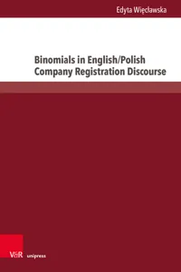 Binomials in English/Polish Company Registration Discourse_cover