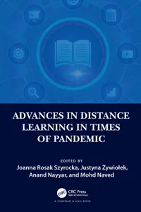 Advances in Distance Learning in Times of Pandemic_cover