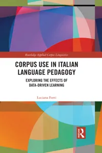 Corpus Use in Italian Language Pedagogy_cover