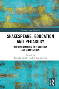 Shakespeare, Education and Pedagogy_cover
