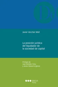 La posición jurídica del liquidador de la sociedad de capital_cover