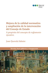 Mejora de la calidad normativa y ampliación de la intervención del Consejo de Estado_cover