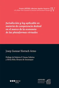 Jurisdicción y ley aplicable en materia de competencia desleal en el marco de la economía de las plataformas virtuales_cover