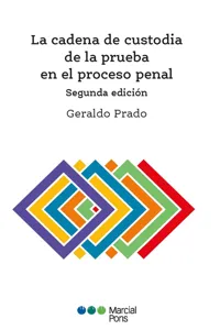 La cadena de custodia de la prueba en el proceso penal_cover