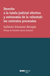 Derecho a la tutela judicial efectiva y autonomía de la voluntad: los contratos procesales_cover