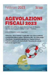 Agevolazioni fiscali 2023_cover