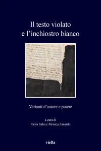 Il testo violato e l'inchiostro bianco_cover