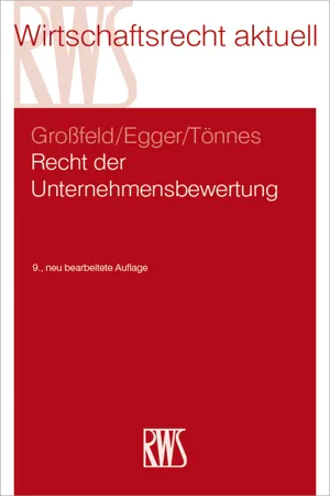 Recht der Unternehmensbewertung