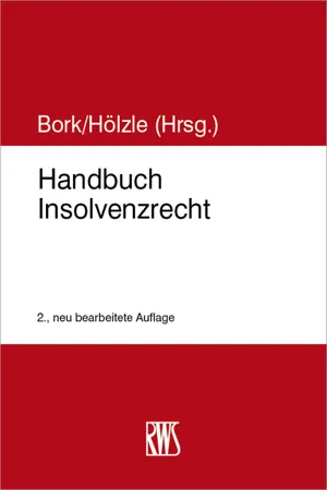 Handbuch Insolvenzrecht