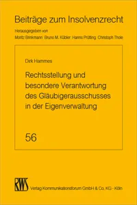 Der Gläubigerausschuss in der Eigenverwaltung_cover