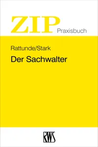 Der Sachwalter in der Eigenverwaltung_cover