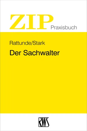 Der Sachwalter in der Eigenverwaltung