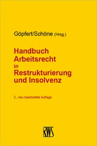 Handbuch Arbeitsrecht in Restrukturierung und Insolvenz_cover