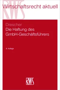 Die Haftung des GmbH-Geschäftsführers_cover