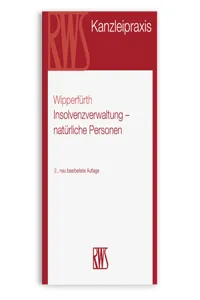 Insolvenzverwaltung - natürliche Personen_cover