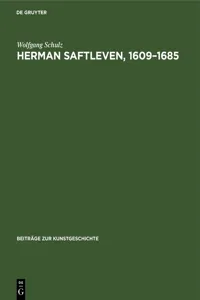 Herman Saftleven, 1609–1685_cover