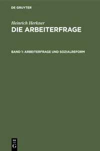 Arbeiterfrage und Sozialreform_cover