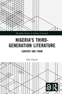 Nigeria's Third-Generation Literature_cover