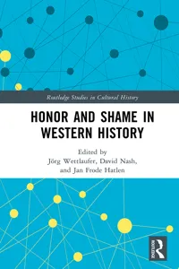 Honor and Shame in Western History_cover