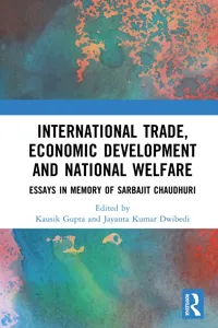 International Trade, Economic Development and National Welfare_cover