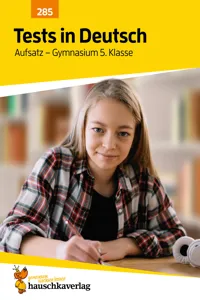 Übungsheft mit Tests in Deutsch - Aufsatz Gymnasium 5. Klasse_cover