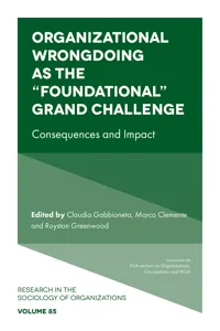 Organizational Wrongdoing as the "Foundational" Grand Challenge_cover